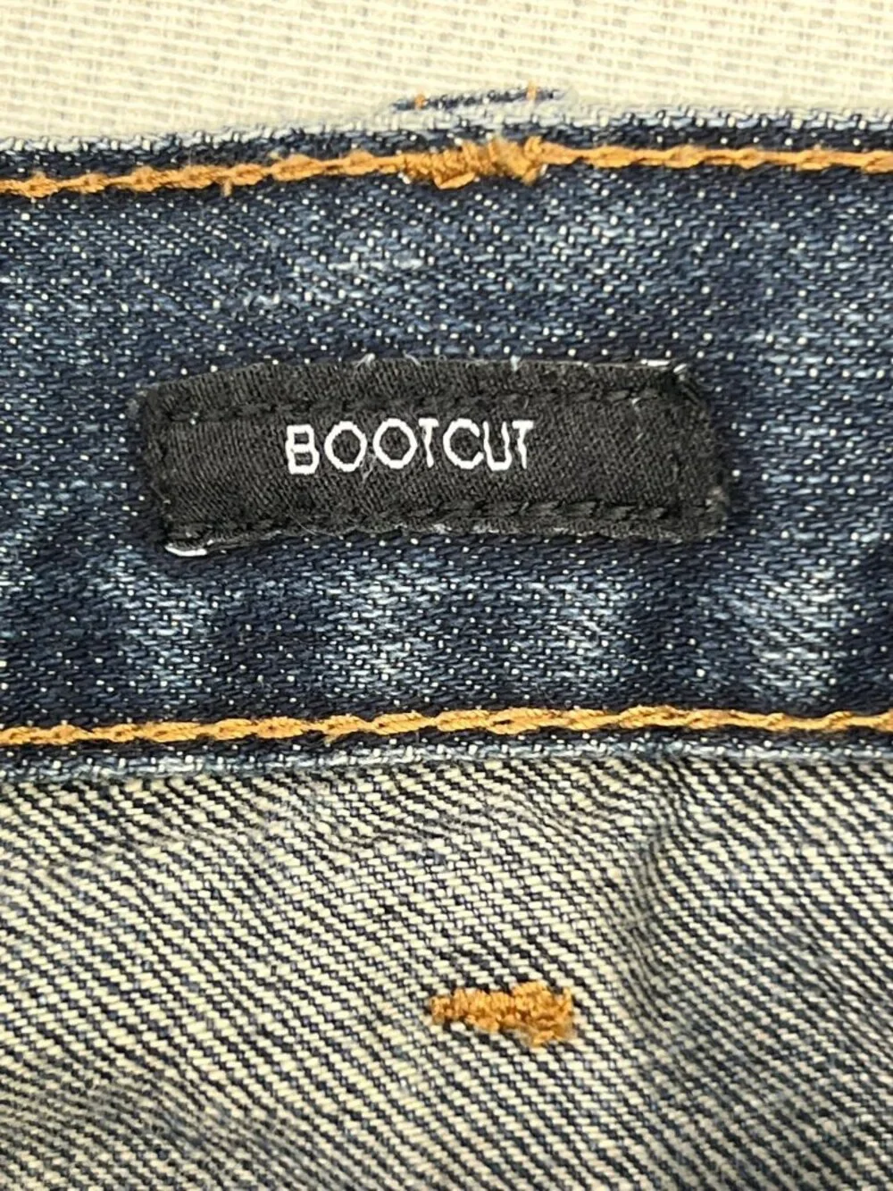 Calvin Klein Men's Bootcut Denim Jeans Stretch Size 38 Blue Dark Wash Pockets